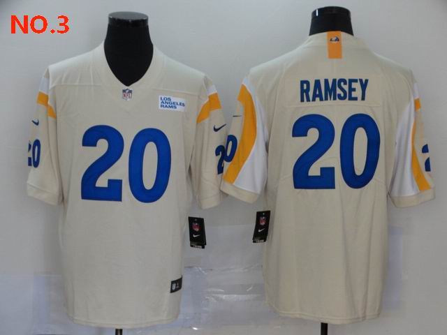 Men's Los Angeles Rams #20 Jalen Ramsey Jesey NO.3;